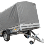 PKW Anhänger 230×125 Garden Trailer 230 KIPP Unitrailer 750 kg mit Stützrad, 110 cm hoher Plane und Hochspriegel-Neu – [LTG_SITE_NAME]